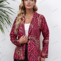 Ежедневно дамско сако с леопардов принт, 3цвята - 023, снимка 12 - Сака - 39713366