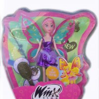 Кукла Уинкс с розова коса с аксесоари Winx, снимка 1 - Кукли - 32432784