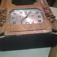 стар дървен часовник-62х43х17см-антика, снимка 12 - Колекции - 26777021
