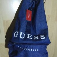 Нова спортна торба/раница Guess Bag Denim Look , снимка 1 - Чанти - 26861561