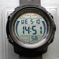 Водоустойчив мъжки спортен часовник LED кварц с големи цифри, снимка 1 - Мъжки - 40654796