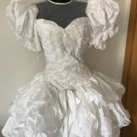 Сватбена булчинска рокля модел Холивууд, снимка 2 - Рокли - 26432075