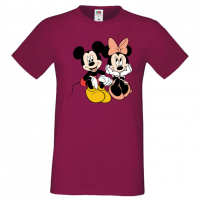Мъжка тениска Mickey & Minnie 5 Подарък,Изненада,Рожден ден, снимка 3 - Тениски - 36575537