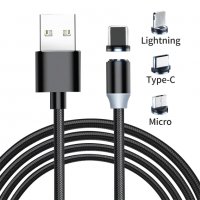 Магнитен, USB кабел за зареждане на телефон, снимка 2 - USB кабели - 32566884