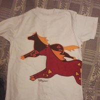 Тениска с коне , снимка 1 - Детски тениски и потници - 28912940