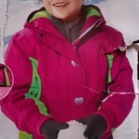Ново зимно яке - розово и зелено, снимка 4 - Детски якета и елеци - 35634841