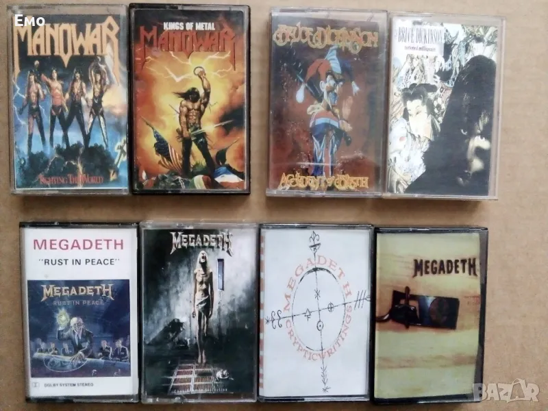 За меломаните - Разнообразни и отлично запазени аудиокасетки с Метъл (много жанрове) и Рок!, снимка 1