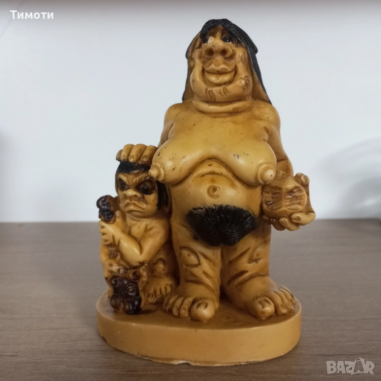 фигура (статуетка) трол Адам и Ева, снимка 1