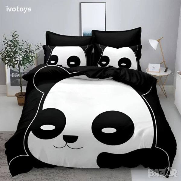 Двулицево спално бельо, 6 части (реално изображение) - Модел WS18081, снимка 1