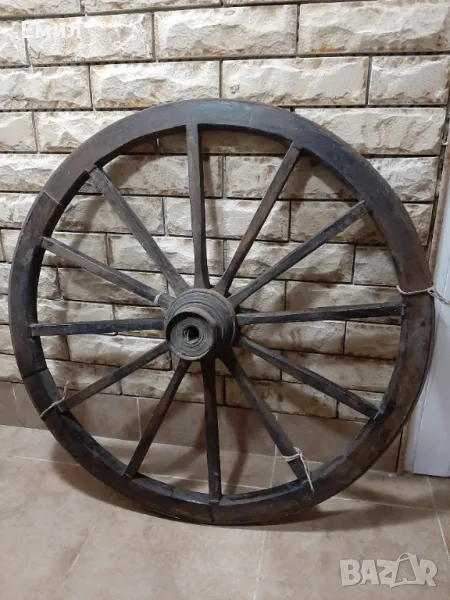 Каруцарско колело  Ф 80 см, снимка 1