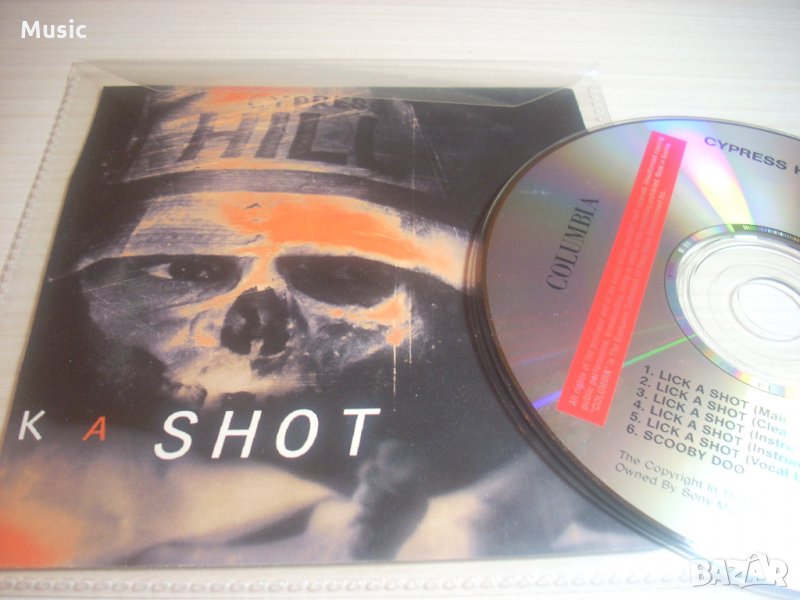  Cypress Hill ‎– Lick A Shot - оригинален диск само с част от обложката, снимка 1