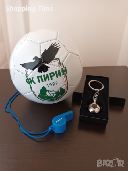НОВ комплект мини топка, ключодържател и свирка, Спиди, снимка 1