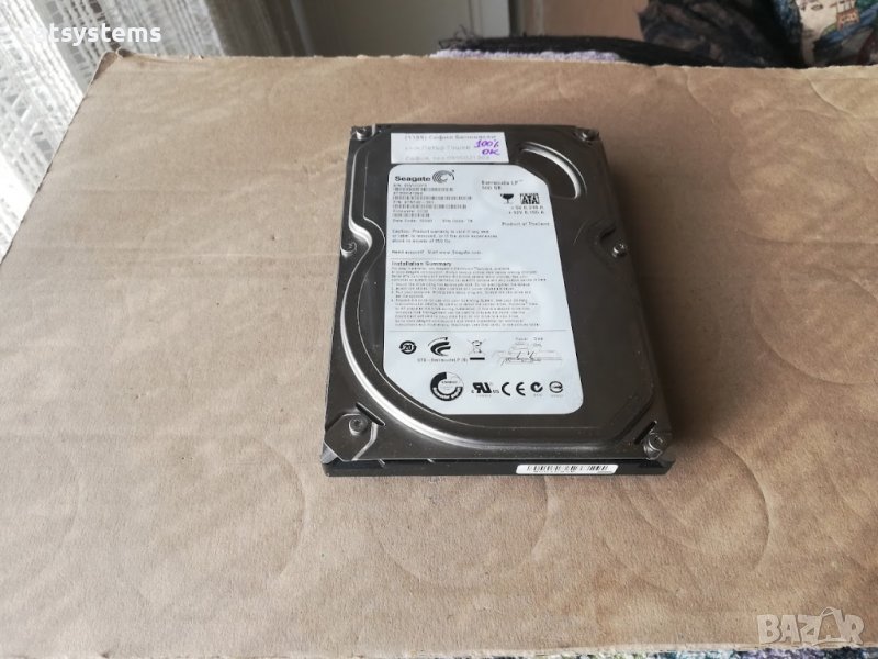 Хард диск Seagate Barracuda LP ST3500412AS 500GB SATA 3.0Gb/s, снимка 1