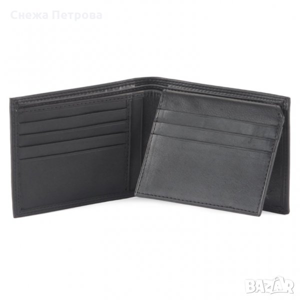 Style N Craft 300796-BL хоризонтален кожен портфейл, снимка 1