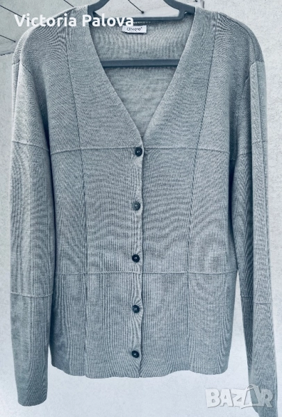 Стилна италианска жилетка нежен меринос, снимка 1