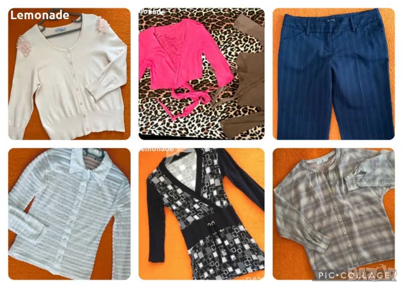 Лот дамски дрехи-панталон,  риза, блуза, жилетка, с размер, снимка 1