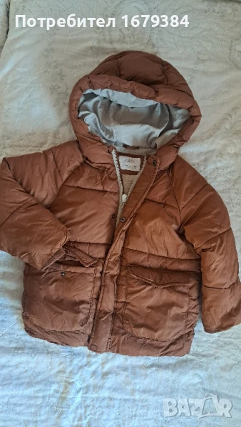 Детска зимна парка Zara 110cm, снимка 1