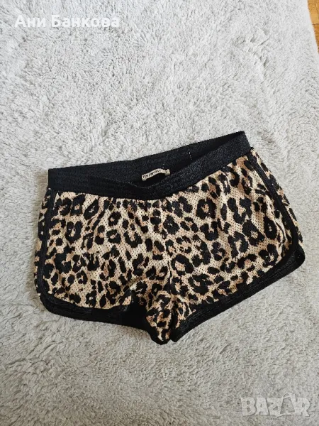 Къси панталонки леопардов принт , С, снимка 1