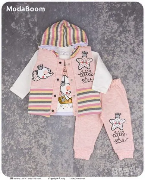 🌈Бебешки комплект “ДЪГА” от три части🌈, снимка 1
