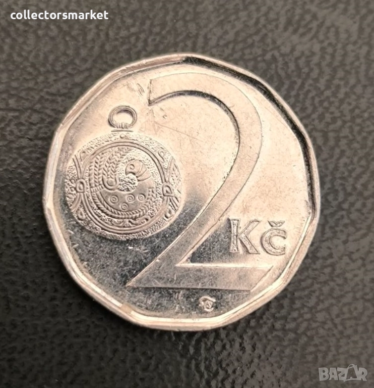 2 крони 2008, Чехия, снимка 1