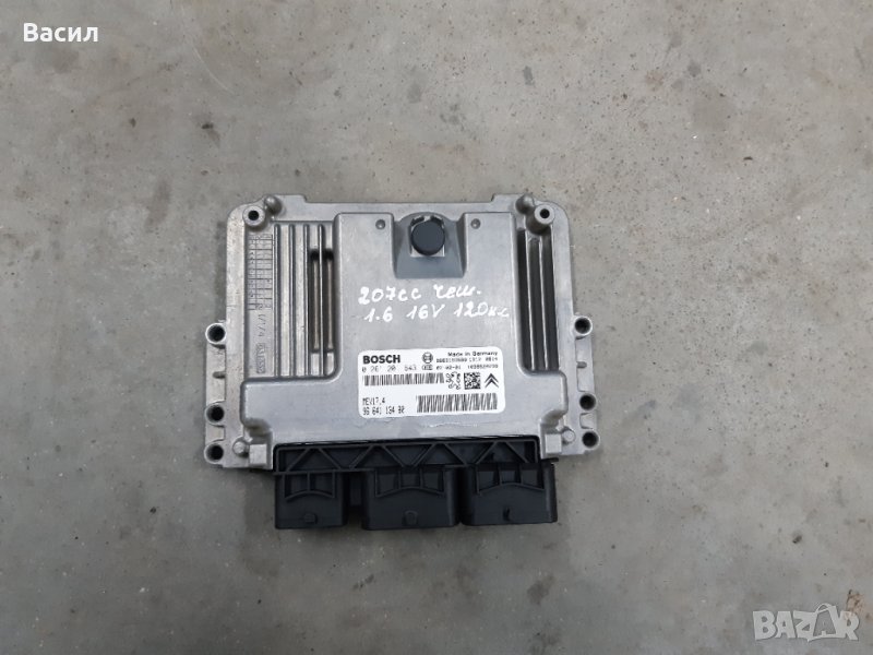 Компютър двигател Peugeot 207 cc Cabriolet 1.6 16V 120к.с Пежо 207 Кабрио 1.6 16В 120к.с pejo, снимка 1