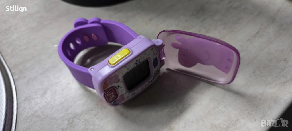 Интерактивна играчка, Vtech, Peppa Pig, Детски часовник, снимка 1