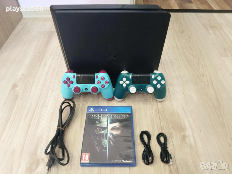 Playstation 4 Slim 1TB Уникален комплект, снимка 1