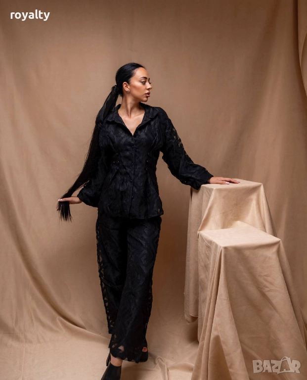 Черен Дамски Комплект , снимка 1