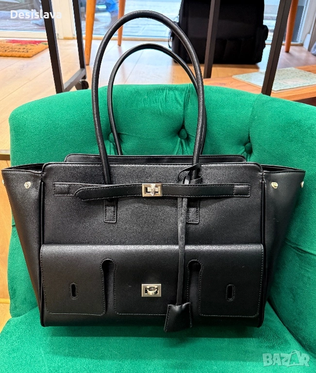 Дамска чанта естествена кожа, снимка 1