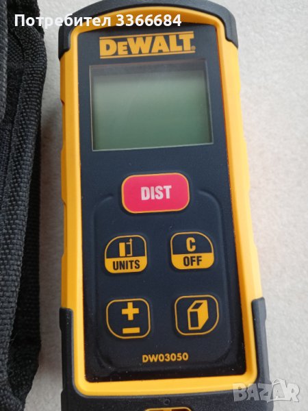 Лазерна ролетка DeWalt dw03050, снимка 1