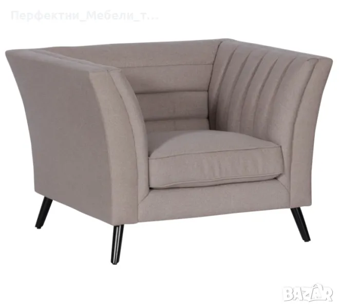 бежево стилно кресло за луксозни кафенета и барове,на склад, снимка 1