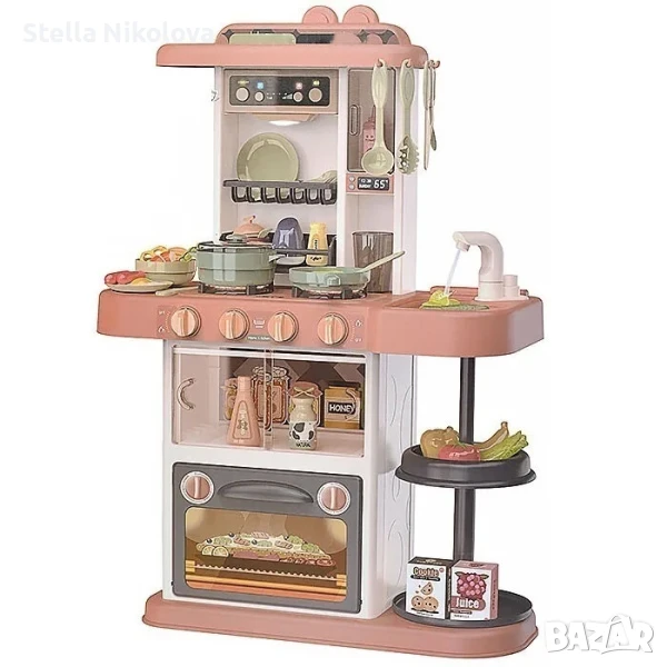 Играчка Детска кухня с течаща вода, звук и светлини-38части, снимка 1