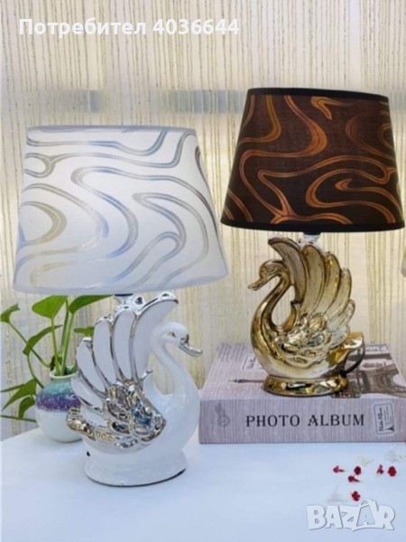 Лампа-лебед - нощно осветление с формата на грациозен лебед, снимка 1