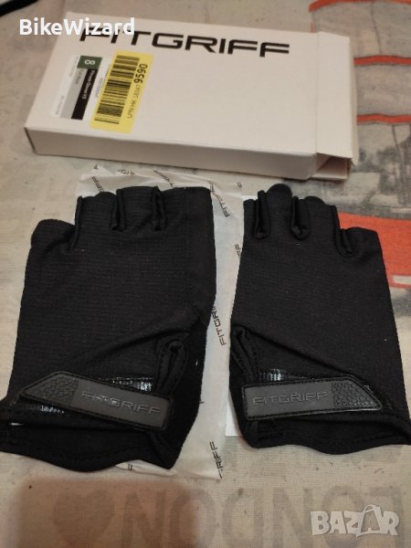 Fitgriff ръкавици за трениране черни размер 8 НОВИ, снимка 1