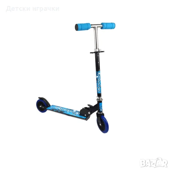 Детска тротинетка сгъваема, две колела, алуминиева, снимка 1