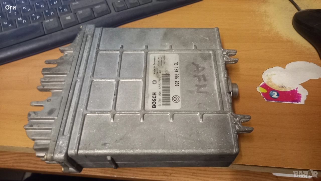 Компютър за фолксваген Пасат В5 1.9 TDI 028 906 021 GL / 0 281 001 655/656, снимка 1