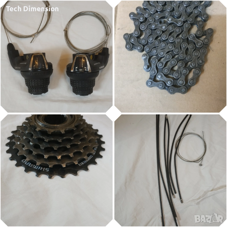 Комплект Команди shimano 3x6/Задни венци 6/Верига 6 , снимка 1