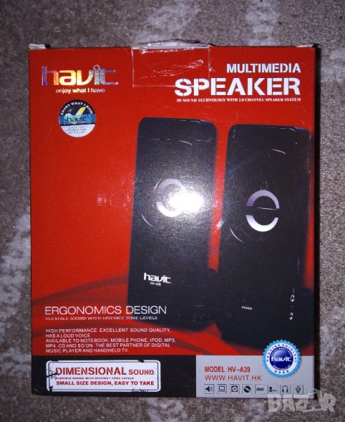 Продавам pc колонки Havit HV-A39, снимка 1