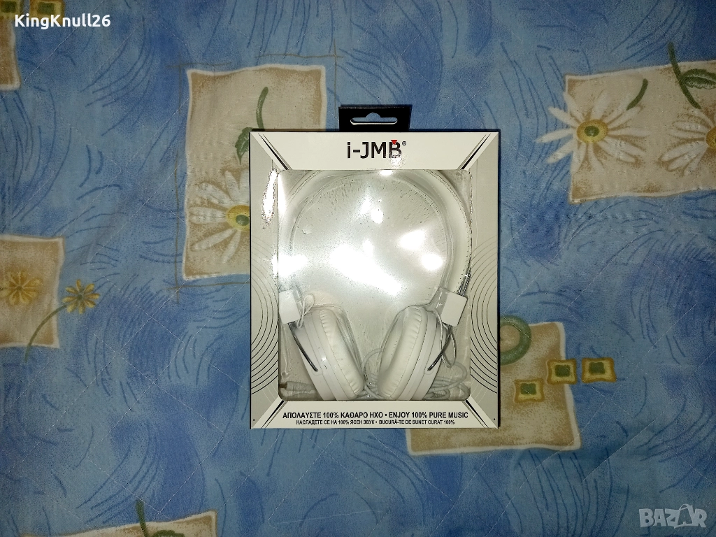 Слушалки с лента за глава за MP3 I-JMB, снимка 1