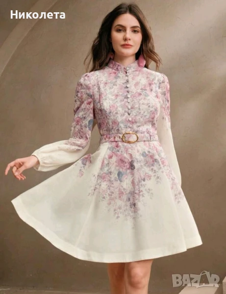 Разкроена рокля Флора, снимка 1