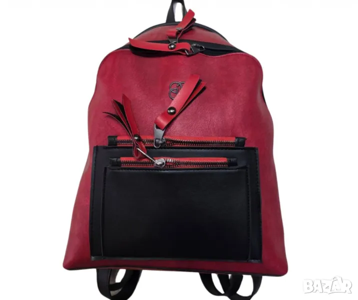 Дамска ежедневна кожена раница за всяка визия, снимка 1