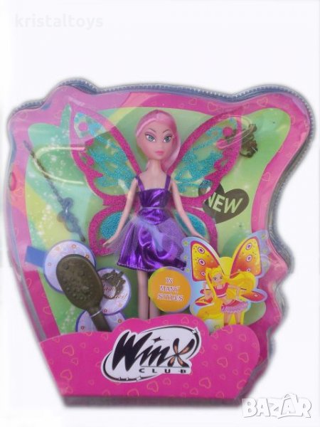 Кукла Уинкс с розова коса с аксесоари Winx, снимка 1