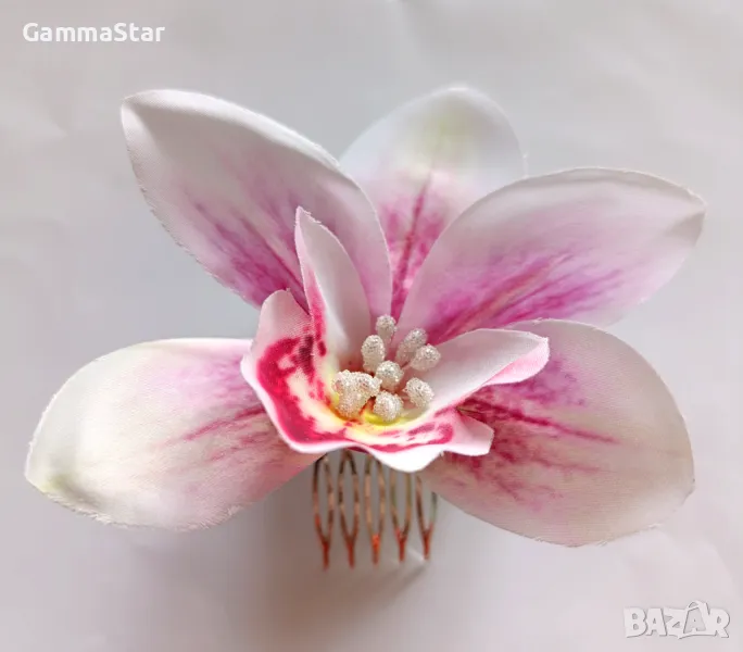 Голяма орхидея за коса, снимка 1