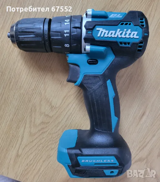 Продавам ударен безчетков винтоверт Makita DHP487 с проблем в предавките! Цената е крайна!, снимка 1