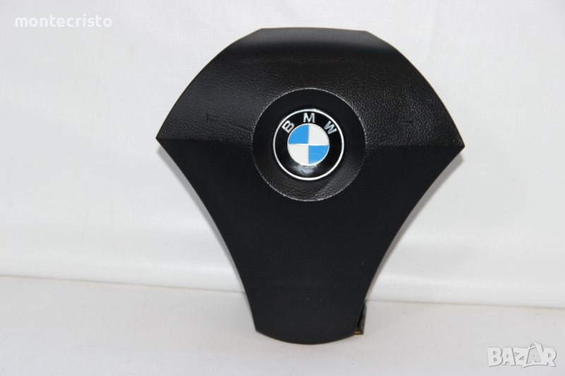 Трилъчев airbag за волан BMW Serie 5 E60 E61 (2003-2010г.) трилъчев / 601 7189 00 / 601718900, снимка 1
