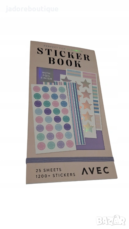 Книжка с 25 листа планер стикери 1200+ , снимка 1