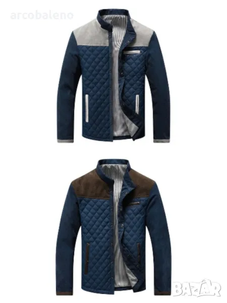 Синьо ежедневно младежко яке, 2цвята , снимка 1