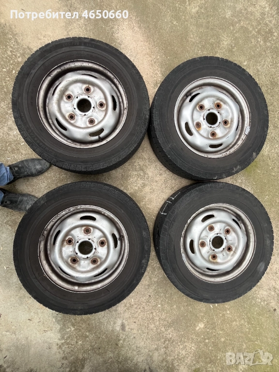 15 цолови  джанти с гуми за Форд Транзит, снимка 1