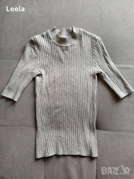 Сива рипсена блуза Orsay, снимка 1