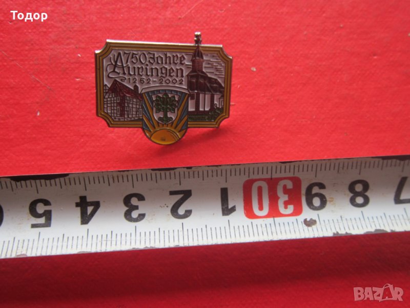 Немски нагръден знак значка бронз емайл , снимка 1